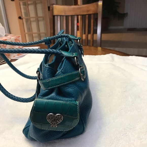 Brighton purse blue leather - Picture 3 of 8